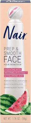 Nair Smooth Face Exfoliating Depilatory Cream, 1.76 oz