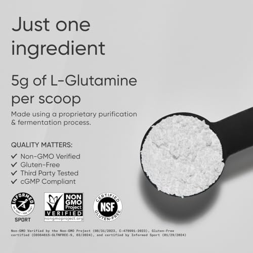 Sports Research L-Glutamine Workout Recovery, Immune & Gut Health - Image 2