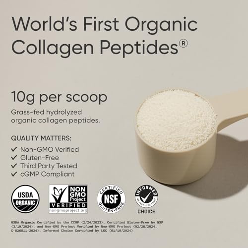Sports Research Organic Collagen Peptides - Unflavored Powder - Image 2