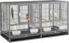 Yaheetech Stackable Divided Breeder Bird Cage