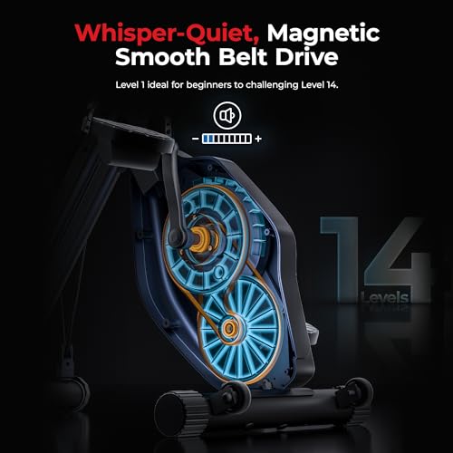 Sunny Health & Fitness Smart Folding X-Bike, Portable Exercise Bike - Image 5
