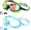 Seago Swim Goggles 2 Pack Anti-Fog Anti-UV