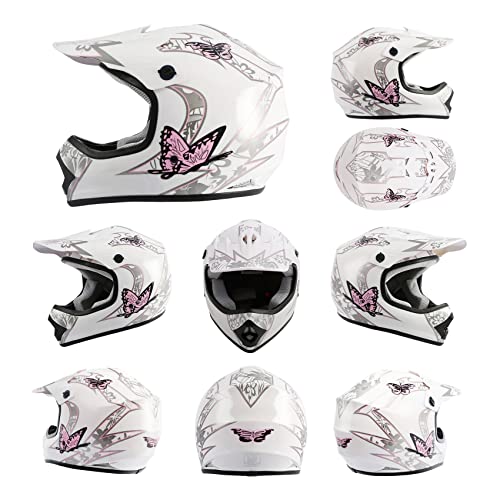 TCMT Youth Full Face Motorcycle Helmet Set - Image 5