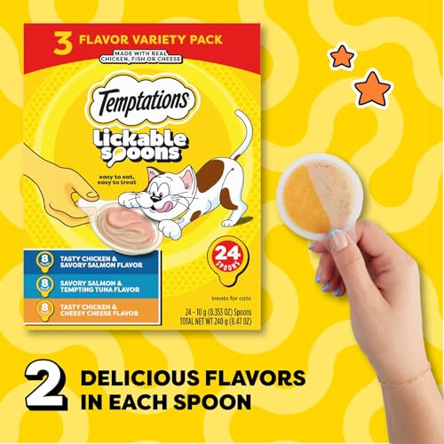 Temptations Lickable Spoons Wet Cat Treat Variety - Image 3