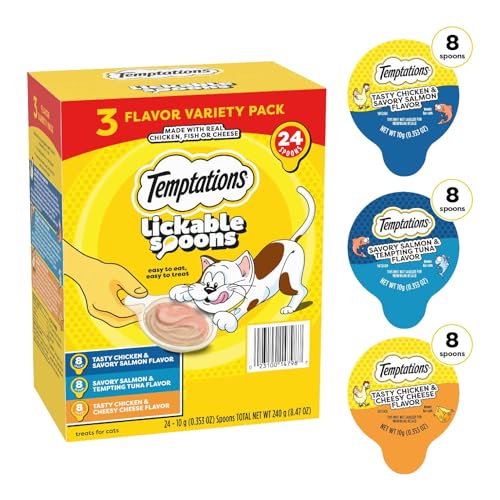 Temptations Lickable Spoons Wet Cat Treat Variety - Image 2