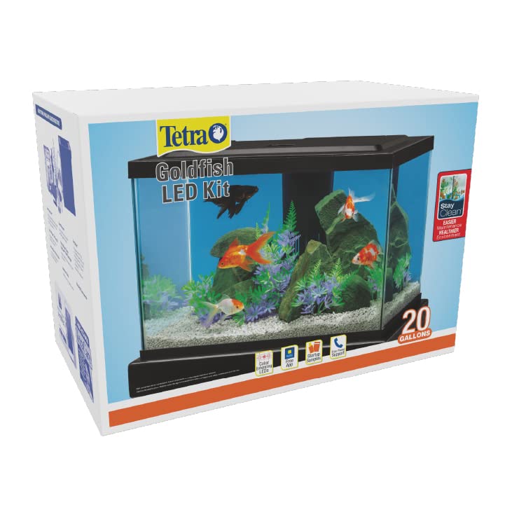 Tetra Goldfish Aquarium Kit with LED Lighting - Image 2