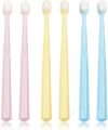 EasyHonor Toddler Toothbrush Extra Soft Bristle (6Pcs)