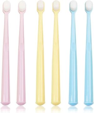 EasyHonor Toddler Toothbrush Extra Soft Bristle (6Pcs)