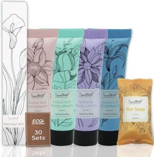 Travelwell Travel Size Toiletries Bulk Set - 180 Items