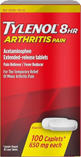 Tylenol Tylenol Arthritis Pain Caplets, 650mg, 100 Ct
