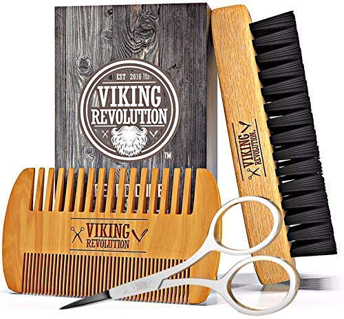 Viking Revolution Beard Brush & Comb Set With Shampoo - Image 2