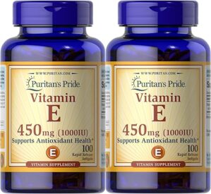 Puritan’s Pride Vitamin E Supports Immune Function, 450 mg