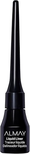 Almay Waterproof Liquid Eyeliner, Easy-Apply Brush, 221 Black