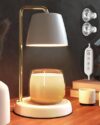 YIGEYIGE White And Gold Candle Warmer Lamp