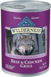 Blue Buffalo Wilderness Adult Wet Dog Food, Beef & Chicken