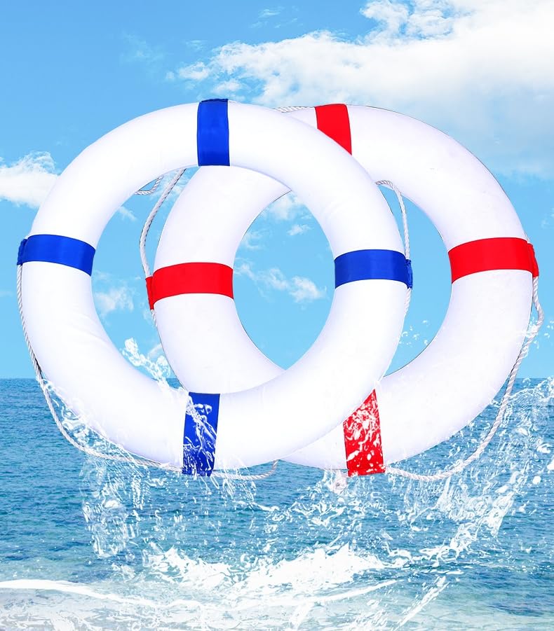 WJIANKPA Pool Safety Life Preserver Ring 52cm - Image 5