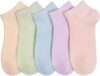 SERISIMPLE Women’s Bamboo Ankle Socks, 5 Pairs