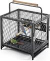 Yaheetech Wrought Iron Bird Travel Carrier Cage