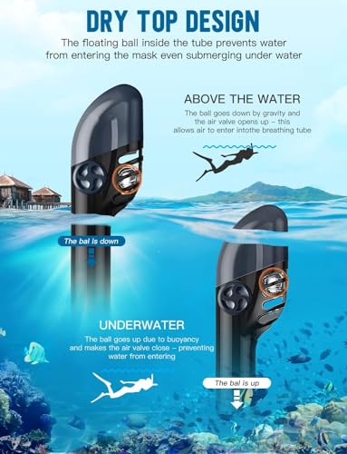Zenoplige Full Face Snorkel Mask, Anti Fog - Image 4