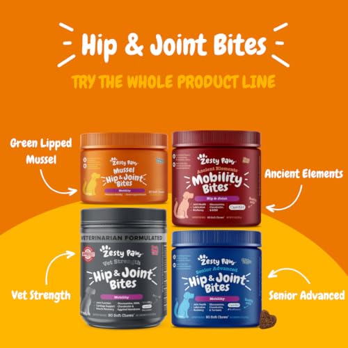 Zesty Paws Mussel Mobility Bites - Hip & Joint Support - Image 2
