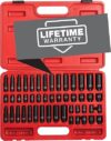 Sunex Tools 1/4 Inch Drive Master Impact Socket Set, 48-Piece