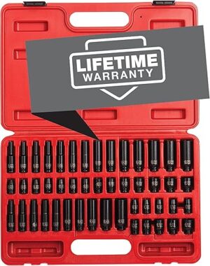 Sunex Tools 1/4 Inch Drive Master Impact Socket Set, 48-Piece