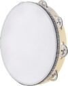 Musfunny 10 Inch Hand Held Tambourine Instrument