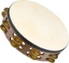 Meinl Percussion 10-Inch Vintage Wood Tambourine, TAH2V-WB