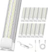 ELEKICO 12 Pack 100W 8FT LED Shop Light