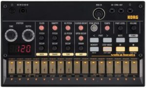 Korg 16-Key Synthesizer VOLCABEATS, Black