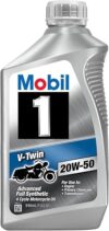Mobil 20W-50 V-Twin Synthetic Motorcycle Oil