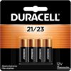 DURACELL 21/23 12V Alkaline Battery, 4 Count
