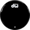 Drum Workshop 22″ Gloss Black Bass Drum Head