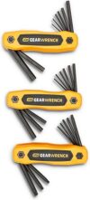 GEARWRENCH 25 Piece SAE/Metric/Torx® Folding Hex Key Set – 83512
