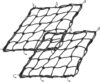 Zoe sunny 2Pack Cargo Net With Metal Hooks
