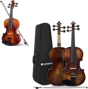 Vangoa 4/4 Full Size Violin Set – Handcrafted Acoustic Fiddle