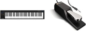 Nektar 61-Key MIDI Controller (GX61) & Universal Sustain Pedal