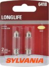 SYLVANIA 6418 Long Life Miniature Bulb (2 Pack)