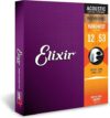 Elixir Acoustic Guitar Strings, Phosphor Bronze, NANOWEB Coating