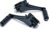 Kuryakyn Adjustable Passenger Pegs, Gloss Black
