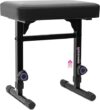 Liquid Stands Adjustable Piano Bench With Padded Cushion
