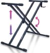 Liquid Stands Adjustable X Style Piano Keyboard Stand