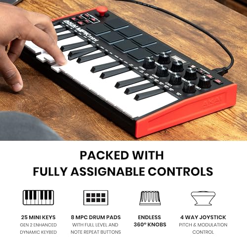 AKAI MPK Mini MK3 - 25 Key USB MIDI Keyboard - Image 3