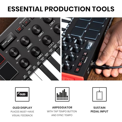 AKAI MPK Mini MK3 - 25 Key USB MIDI Keyboard - Image 4