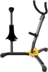 Hercules Stands Alto/Tenor Soprano Saxophone Stand With Bag