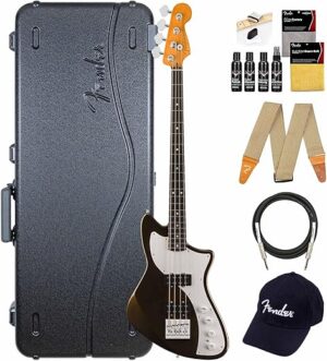 Fender American Ultra II Meteora Bass Bundle