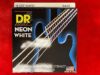 DR Strings Bass Guitar Strings, Neon White NWB-40