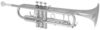 B&S Bb Trumpet, Silver Plated