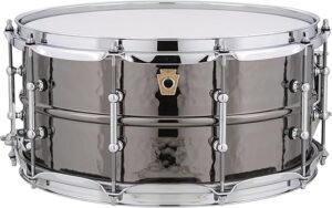 Ludwig Black Beauty Snare Drum – 6.5×14 Hammered