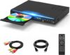 Tojock Blu Ray DVD Player, 1080P Home Theater Disc System, Play All DVDs and Region A 1 Blu-Rays, Support Max 128G USB Flash Drive + HDMI/AV/Coaxial Output + Built-in PAL/NTSC With